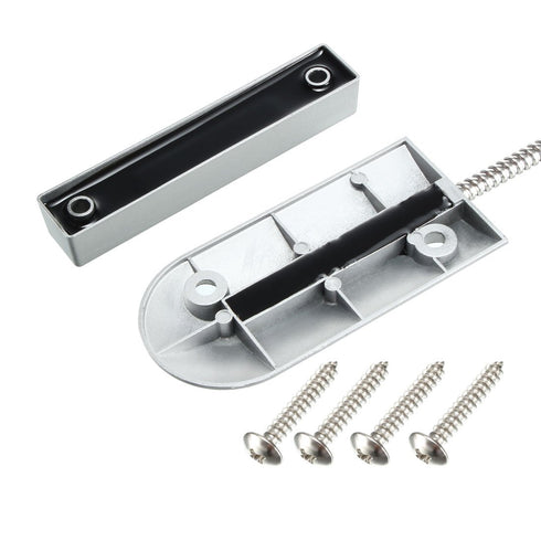 uxcell Rolling Door Contact Magnetic Reed Switch Alarm with 3 Wires for N.O./N.C. Applications OC-60