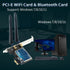 F FENVI AC1200 2.4GHz 5GHz 4.0, 11/10/8/7 FENVI Wireless WiFi PCIe Card for Desktop PC, Dual Band & with Bluetooth Low