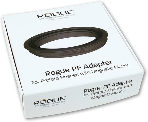 Rogue Round Flash Magnetic Light Modifier, PF Adapter for Profoto Flashes