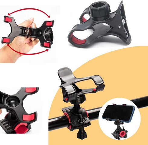 3 Pack Gooseneck Clamp Replacement Phone Holder Clip Universal 17mm Ball Mount Joint Socket for Flexible Long Arm