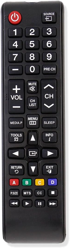 Replacement Remote Control for Samsung UN60ES6003 UN60EH6002 UN60EH6003 Smart LED HDTV