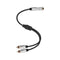 PNGKNYOCN 6.35mm to 2RCA Audio Cable, 1/4" TRS Female Stereo Jack to Dual RCA Male Plug Y Splitter Adapter Cable for