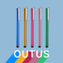 130 Pieces Stylus Pens for Touch Screens, Slim Capacitive Stylus, Universal Digital Pen Compatible with Most Devices,