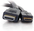 C2G Legrand Mini HDMI to HDMI Ethernet Cable, 4k High Speed, Black, 6 ft, 1 Count