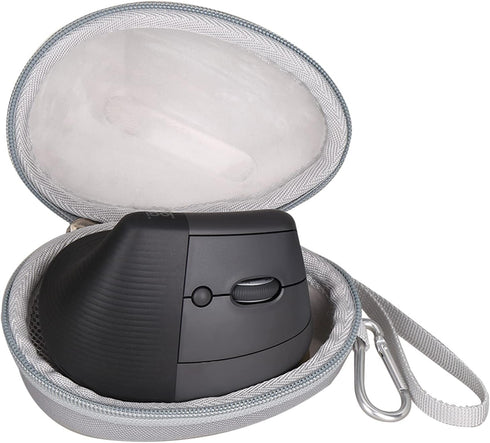 Mchoi Shockproof Carrying Case for Logitech Lift Vertical Ergonomic Mouse, Portable Storage Case (Grey)