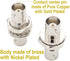 BNC Female to Female Adapter Bulkhead Connector, Coax Extension BNC Coupler for CCTV Security Camera System - 4-Pack