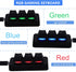 3 Key Macropad, RGB Backlit Programmable Mechanical Keyboard, One Handed USB Shortcut Multifunction Keyboard (Black)