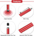 MECCANIXITY 5pcs Stylus Pens, Universal Capacitive High Sensitivity for Phone Tablet All Touch Screen Devices, Red