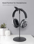 Lamicall Headphone Stand, Desktop Headset Holder - Desk Earphone Stand, for All Headsets Such as Airpods Max, HyperX Gaming Headphones, Beats / Sennheiser Music Headphones - Black