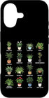 Educational Science Ideas Air-Purifying Houseplants in Pots Chart Botanical Guide Case for iPhone 17
