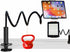 Gooseneck Phone Holder for Bed, Adjustable iPhone Stand for Desk Recording, Filming, Kindle Tablet Accessories Overhead
