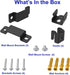 JINGer Universal Speaker Wall Mount for Sony, Vizio, Samsung, Roku, and More, Speaker Brackets for Rear Satellite