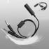 Headset Adapter Cable - U174 Helicopter to General Aviation Headset Adapter with Dual GA Plugs