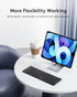 Samsers Foldable Bluetooth Keyboard, Portable Wireless Keyboard with Stand Holder, Rechargeable Ultra Slim for IOS