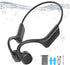 Generic Bone Conduction Headphones, IP68 Waterproof Swimming Open Ear Headphones with Microphones Built-in