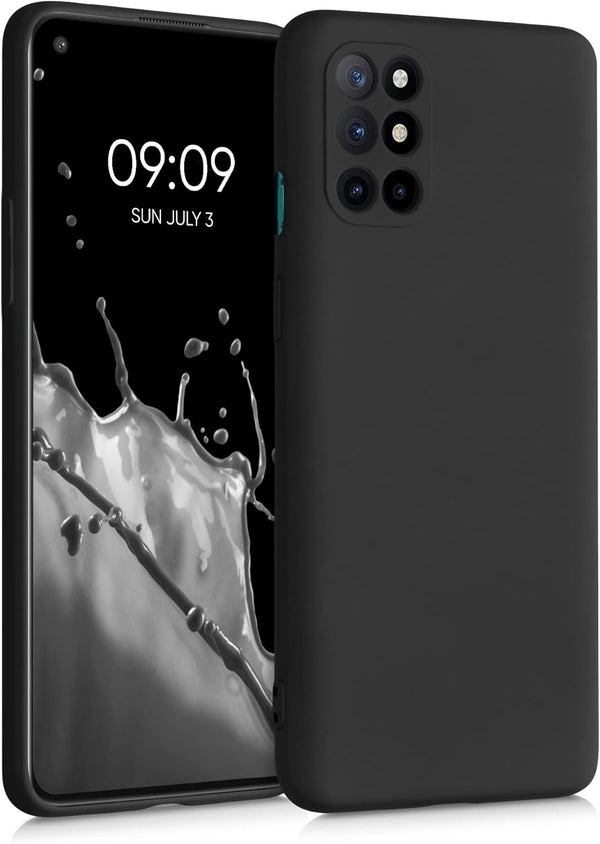 kwmobile Slim Protective TPU Case for OnePlus 8T - Silicone Phone Cover - Black