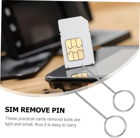 500pcs Housoutil Sim Ejector Tool for Mobile Phones Card Tray Removers for and More Easy to Use Sim Card Opener