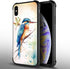 CARLOCA iPhone XR Case Compatible, Watercolor Bird Dragonfly Pattern Design, Shockproof Anti-Scratch Case for Girls,