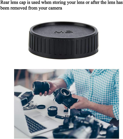 5PCS Protective Covers for MD Mount Camera Lens - Portable Lens Caps
