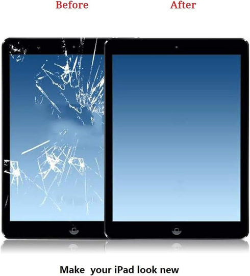 White Touch Screen Digitizer Repair Kit for iPad 9.7" 2018 A1893 A1954 Front Glass Replacement