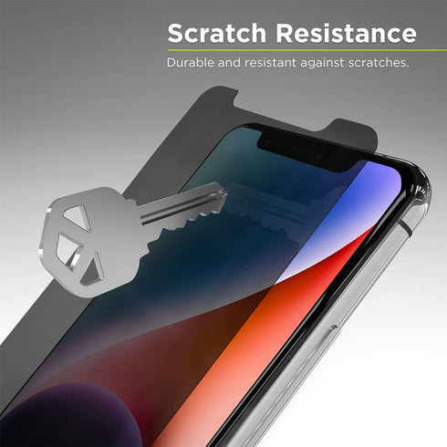 PureGear 2-Way Privacy Tempered Glass Screen Protector for iPhone 14 Plus, Touch Sensitive, Anti-fingerprint