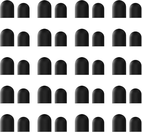 DAXINGXING 40PCS Replacement Rubber Tibs for Stylus Pen,High Sensitivity and Precisio,Universal Stylus Black
