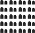 DAXINGXING 40PCS Replacement Rubber Tibs for Stylus Pen,High Sensitivity and Precisio,Universal Stylus Black