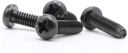 Replacement Screws Pack of 8 - 2 Sets of Metric Screws (Model RS-198452) Pan Head - Philips Drive - Black Plated