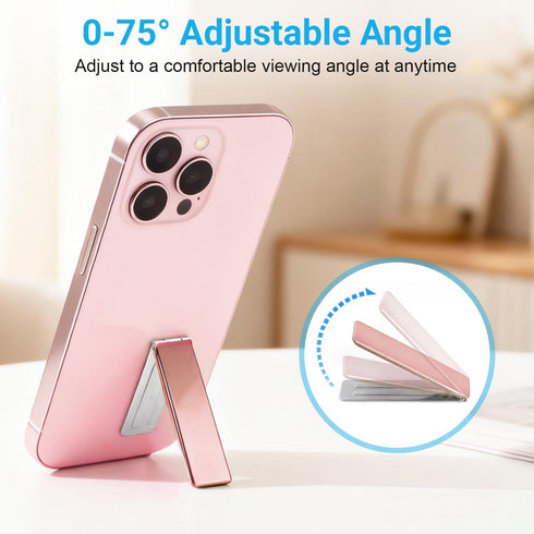 Kinizuxi 2Packs,Ultra-Thin Cell Phone Kickstand Vertical and Horizontal Phone Stand for Desk,Adjustable Phone Holder