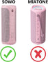 Hermitshell Hard Travel Case for MIATONE Outdoor Bluetooth Speakers (Pink)