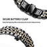 Band for Samsung Gear S3 / Galaxy Watch 46mm / Galaxy Watch 3 45mm, 22mm 7-Rows Stainless Steel Replacement Strap