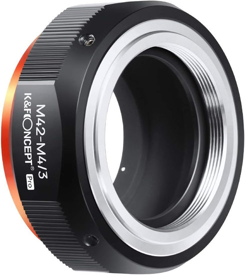 K&F Concept Lens Mount Adapter - Compatible for Leica M42 Screw Mount Lens to M4/3 Micro Four Thirds Mount Camera