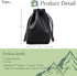 Drawstring Camera Bag, Soft Pouch with Thickened Flannel Lining for Mirrorless Cameras/Nikon/Canon/Sony/Fuji