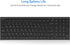 Arteck USB Wireless Keyboard Ultra Slim Stainless Steel with Numeric Keypad for PC/Laptop/Computer, Windows 11/10/8