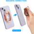 Magnetic Phone Ring Holder Stand with Mag Safe, Adjustable Phone Grip, Kickstand Magnet Accessories for iPhone