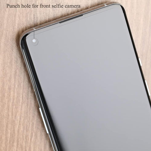 Ibywind 2 Pcs Screen Protector for OnePlus 9 Pro 5G 6.7" - Flexible TPU Film with 1Pc Camera Lens Protector & Back Film