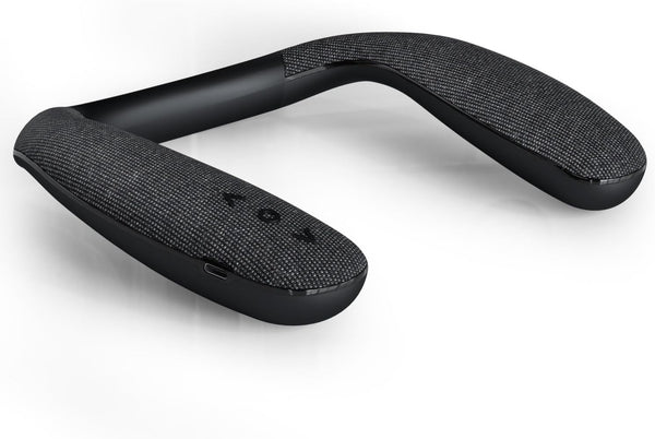 Neckband Speakers with Built-in Mic, 12H Playtime, Type-C Quick Charging, Wireless Wearable Neck Speaker for Home &