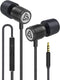 LUDOS Ultra Wired Earbuds - Noise Isolating, Microphone, Memory Foam, 5-Year Warranty, Perfect for iPhone, Samsung,