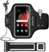 Galaxy S25 S24 Armband, JEMACHE Water Resistant Gym Running Phone Arm Band for Samsung Galaxy S25 S24 S23 S22 S21, Black