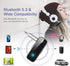 JXTZ 2 Pack 2 1 5.3 3.5mm Aux Bluetooth Adapter for Car, in Bluetooth Transmitter Receiver for Headphones Car Home