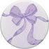 Lavender Purple Big Ribbon Bow Pastel Goth PopSockets Standard PopGrip