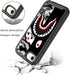 Compatible iPhone SE Case, iPhone 7 Case, iPhone 8 Case, Street Fashion Luxury Black Gray Shark Design Shockproof Cover