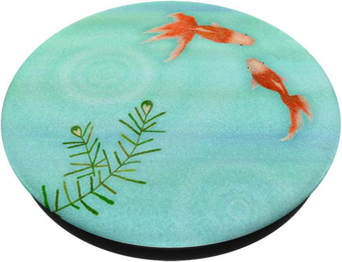 Couple of Goldfishes PopSockets Swappable PopGrip