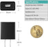 Samsung Galaxy Note, Tab A, E, S2, S3, S4, 7.0" to 10.1" - USB Micro Charger with 5 FT Charging Cable for Galaxy J8,