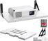 15.7" 9.8"(Lx DAWASAPAT Projector Shelf/Modem Shelf/Router Shelf/Cable Box Wall Mount/Router Wall Mount, x W) White