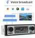 Single Din Car Radio, Classic FM Radio, Bluetooth Car Stereo with Hands-Free Calling and USB Playback