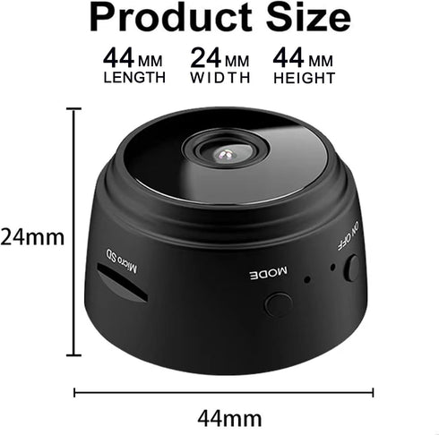 Hidden Wireless Camera, Mini Spy WiFi 1080P HD Camera for Home Security, APP Control, Night Vision