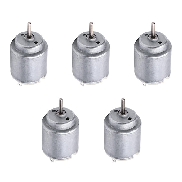 Fielect 5Pcs DC Motor 1.5-6V 5000-20000RPM Micro Motor Mini Motor Electric Motor