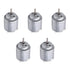 Fielect 5Pcs DC Motor 1.5-6V 5000-20000RPM Micro Motor Mini Motor Electric Motor