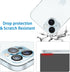 Tempered Glass Camera Lens Protector for iPhone 15 (6.1") & iPhone 15 Plus (6.7") - 3 Pack, Ultra HD, 9H Hardness, Easy